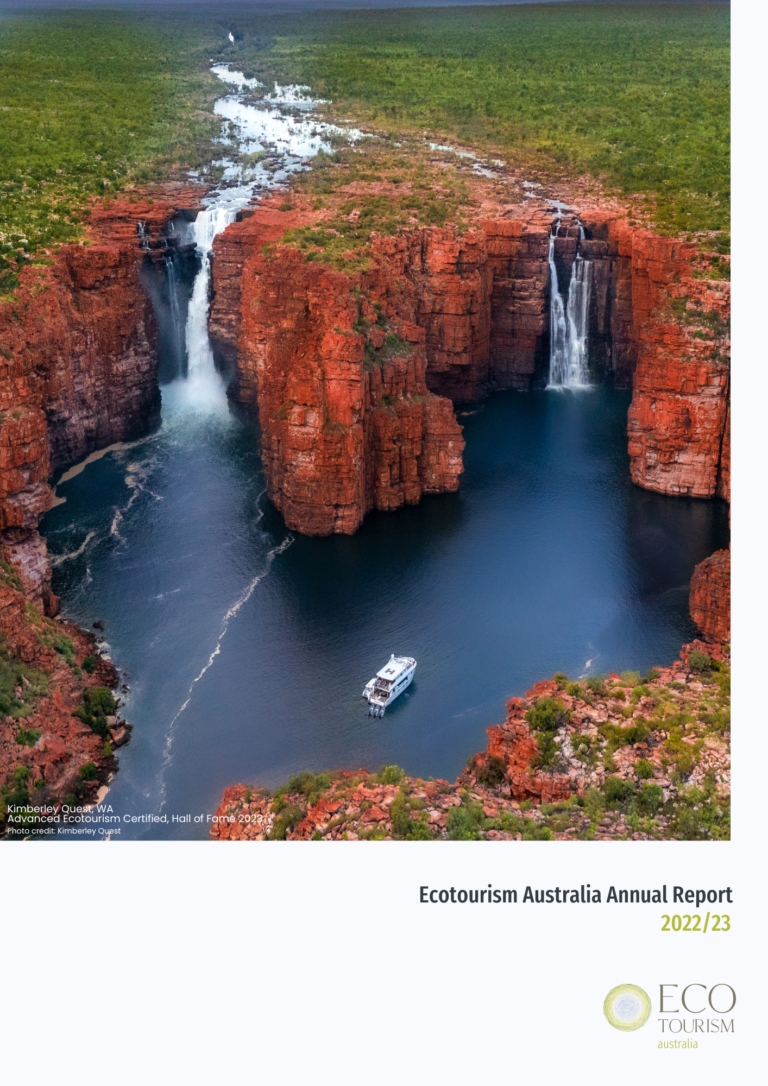 Ecotourism Australia Annual Report 2022-23 Cover
