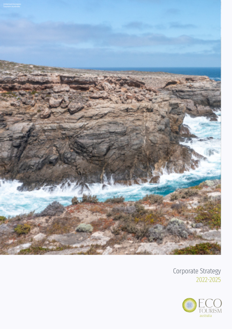 Ecotourism Australia Corporate Strategy 2022-25 Cover