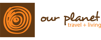 Our planet Travel logo Tree Hugger Travel logo